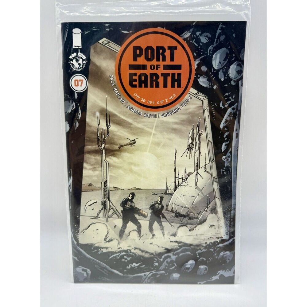 PORT OF EARTH Comic Issue 7 Alien Spaceport on Earth Top‎ Cow
